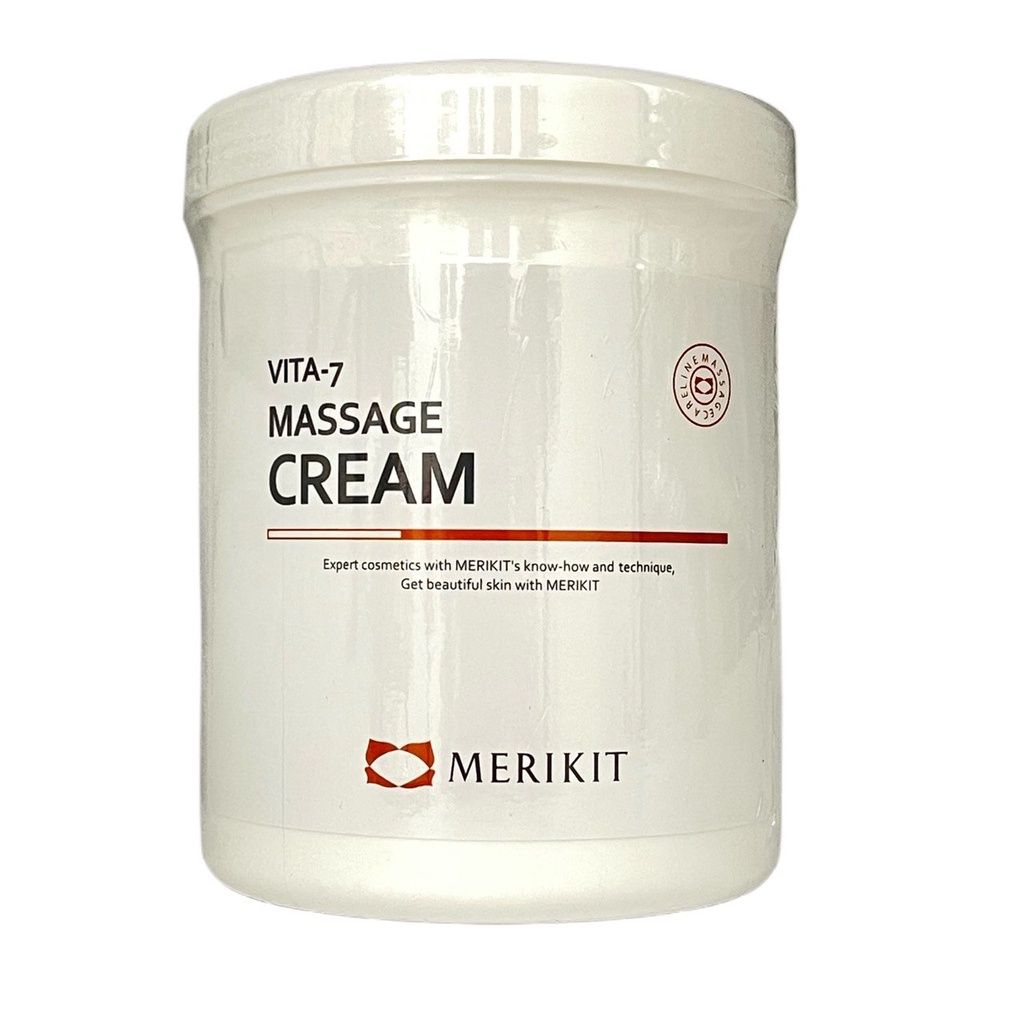 Cream Massage Vita-7 Merikit - Kem V7 Trắng Da, Săn Chắc  Cải Thiện Nếp Nhăn Da 1000ml