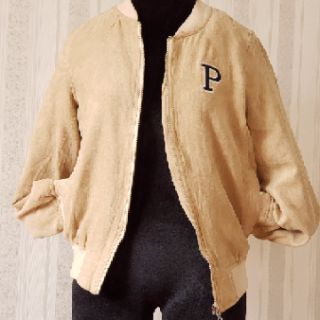 Áo bomber da lộn TOP SHOP