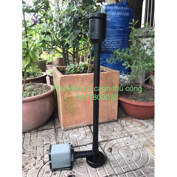 Combo hút mặt hút đáy xoay + máy bơm atman và periha