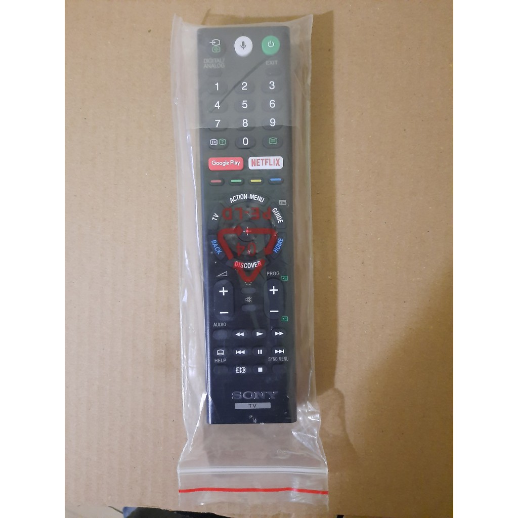 Remote Điều khiển tivi Sony giọng nói- Hàng mới logo Sony mạ bạc BH 6 tháng Tặng kèm Pin