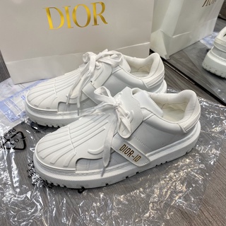[Có sẵn][Ht Sneaker] Giày Sneaker Luxury Dior D.I.O.R ID Full White-Siêu Cấp