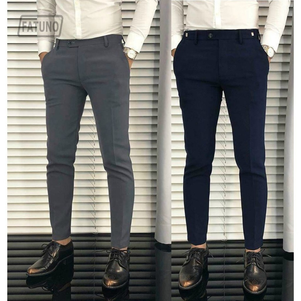 Quần âu nam ống côn co giãn kiểu dáng hàn Quốc ( Màu Đen ) [Cung cấp Sỉ Toàn Quốc] | BigBuy360 - bigbuy360.vn