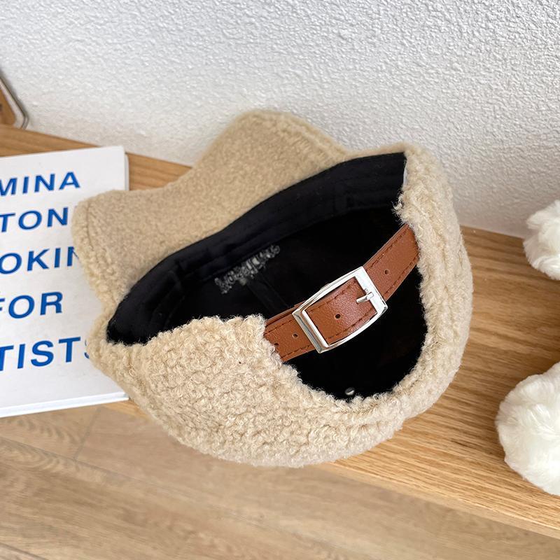 Nón len trùm đầu giữ ấm thời trang Hàn Quốc