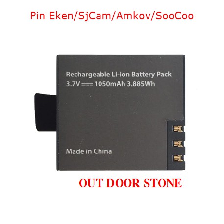 Pin cho camera Eken/ Sjcam/Amkov/SooCoo/SC-1
