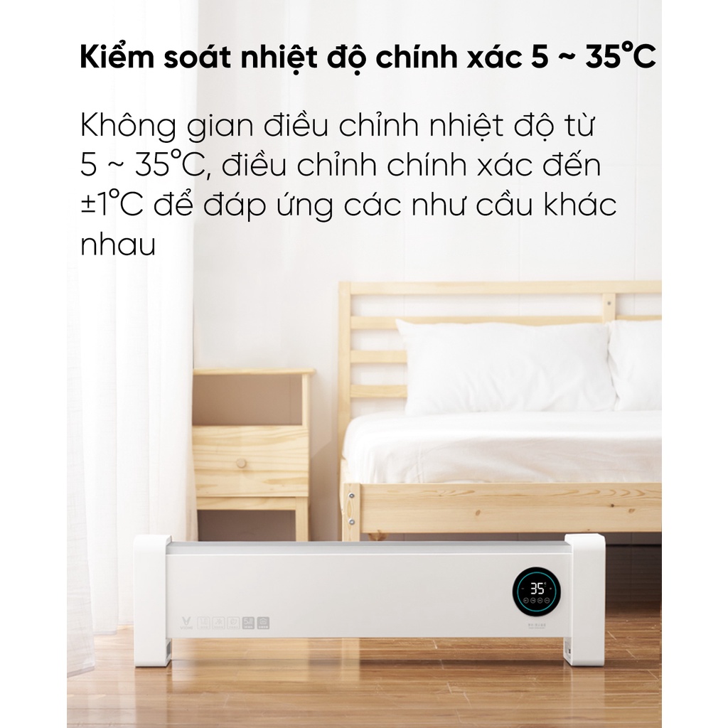 Máy sưởi điện chân tường Viomi VXTJ02