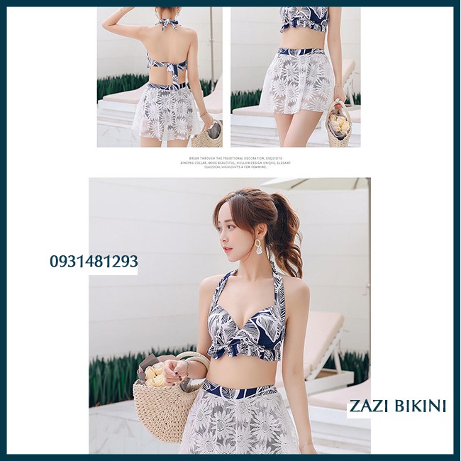 Áo Tắm Nữ Hàn Quốc 3 Mảnh Gợi Cảm Mà Kín Đáo ZB314 | BigBuy360 - bigbuy360.vn