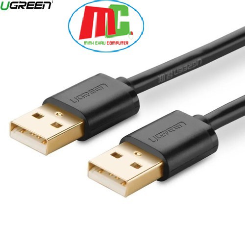 Cáp USB 2.0 UGREEN 10308 Hai Đầu Đực Dài 0.5m - Hàng