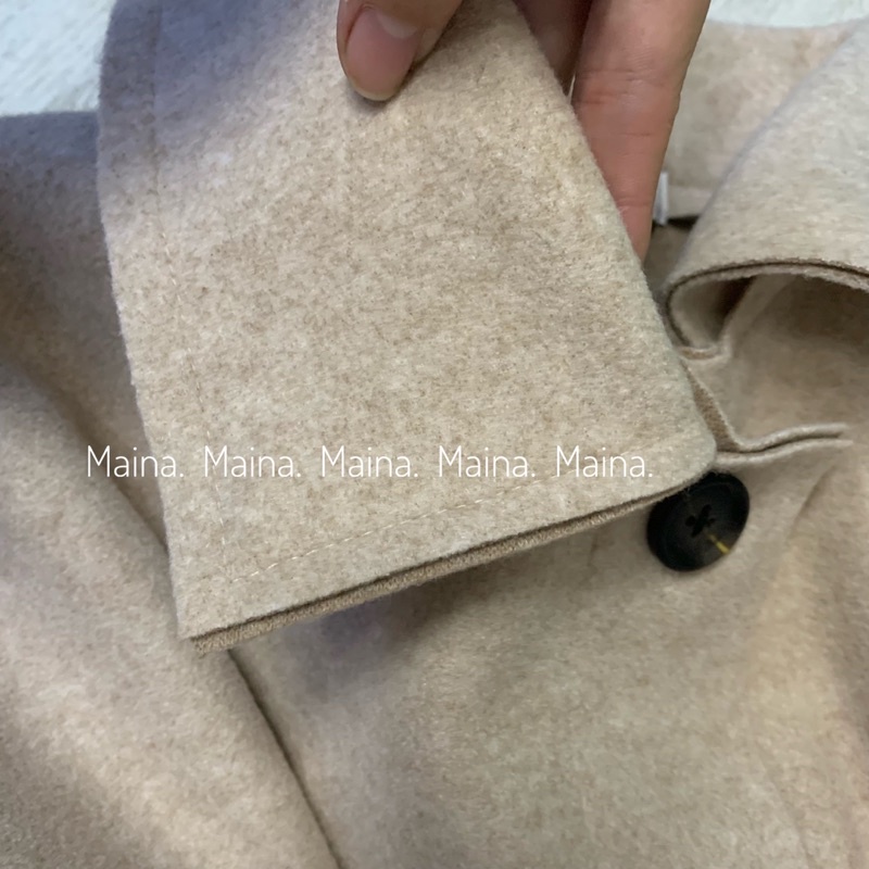 [Hàng sẵn] Áo DẠ ÉP một lớp dày dặn - Áo khoác hai màu trơn phong cách Hàn Quốc