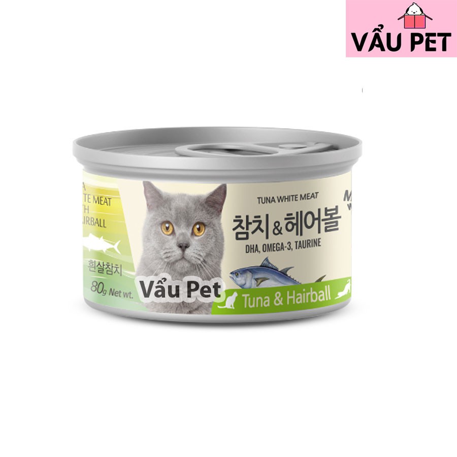 Pate cao cấp cho mèo Meowow Hàn Quốc 80g