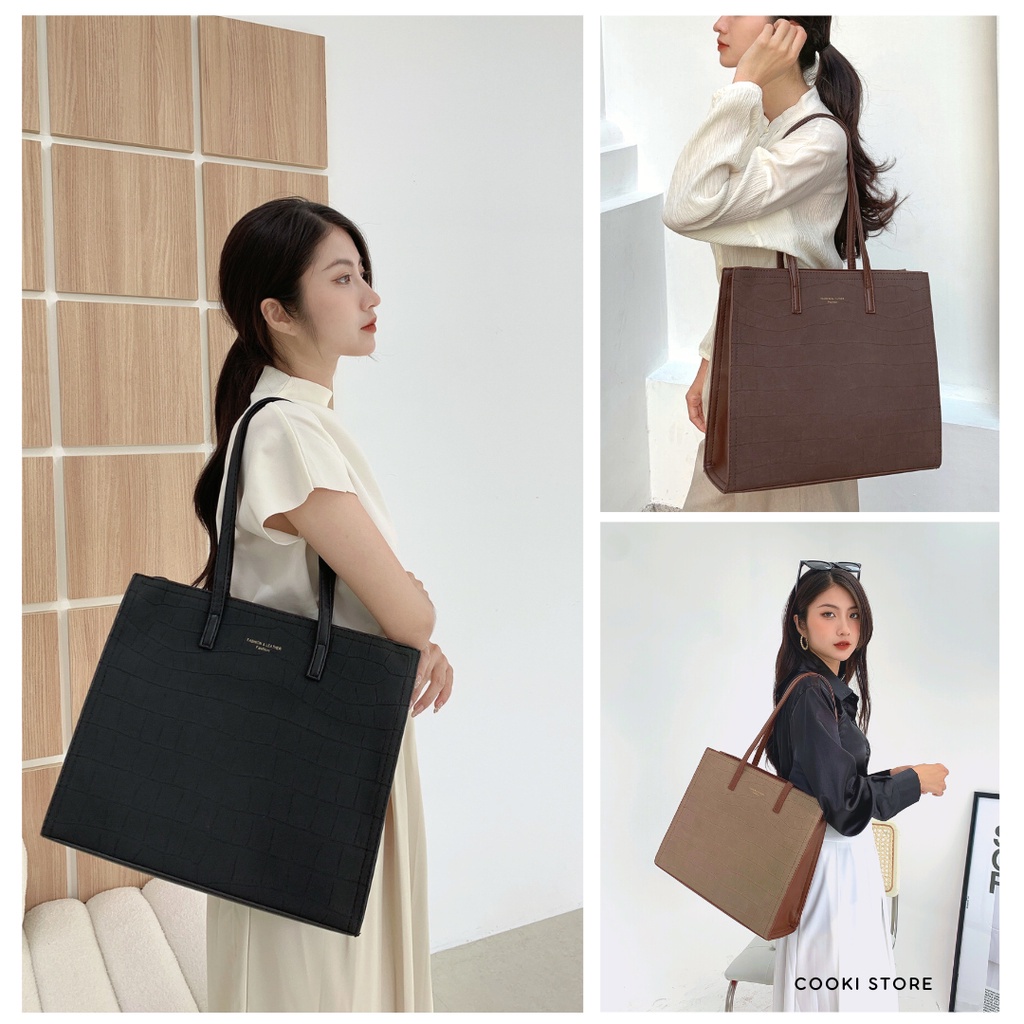 Túi Xách Công Sở Nữ London Bag Cooki Store Đựng vừa A4, Laptop Thời trang, Dùng đi học, đi làm, đi chơi