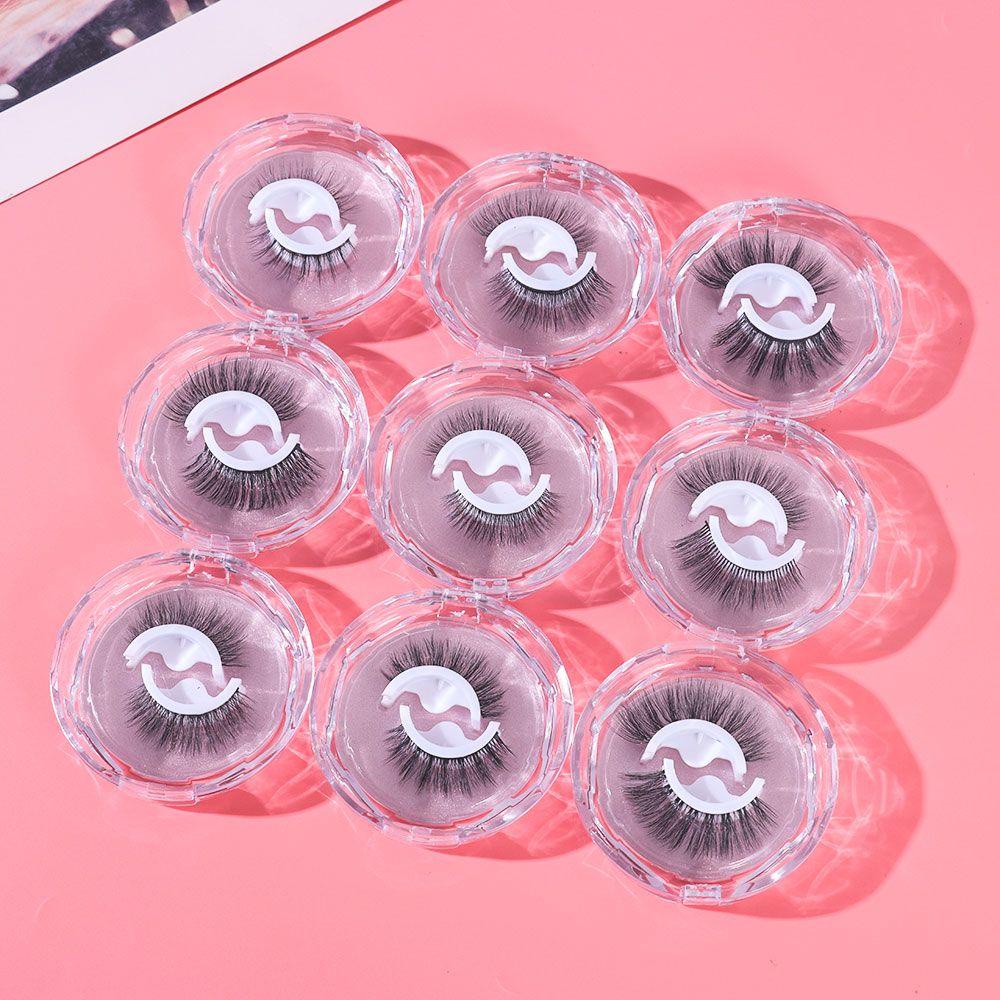 1 Cặp Lông Mi Giả Nối Dài Dày Tự Dính Có Thể Tái Sử Dụng