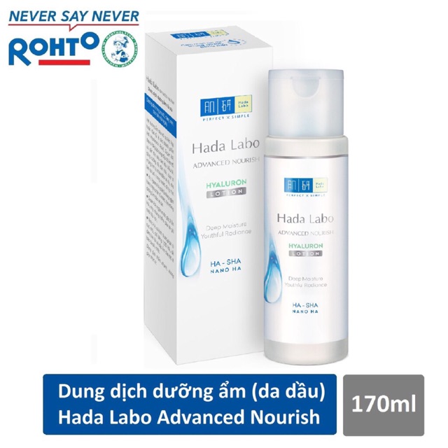 Dung Dịch Dưỡng Ẩm Hadalabo ADVANCED NOURISH ( Dành Cho Da Dầu)