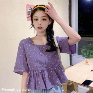 Áo babydoll hoa nhí