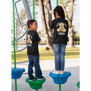 Áo thun / Áo phông trẻ em bé trai bé gái gấu acme de la vie chất cotton cao cấp 023ADLV