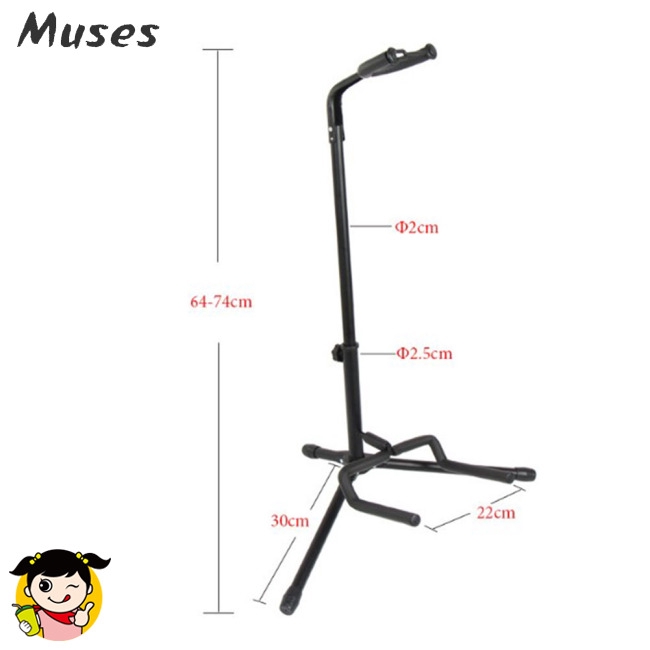 Muse07 Giá đỡ 3 chân để đàn guitar gập gọn được