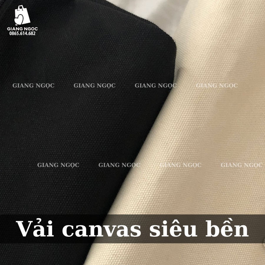 TÚI ĐEO CHÉO TRỐNG SIU TO [CÓ KHÓA & TÚI CON]- VẢI CANVAS- PHONG CÁCH ULZZANG | BigBuy360 - bigbuy360.vn