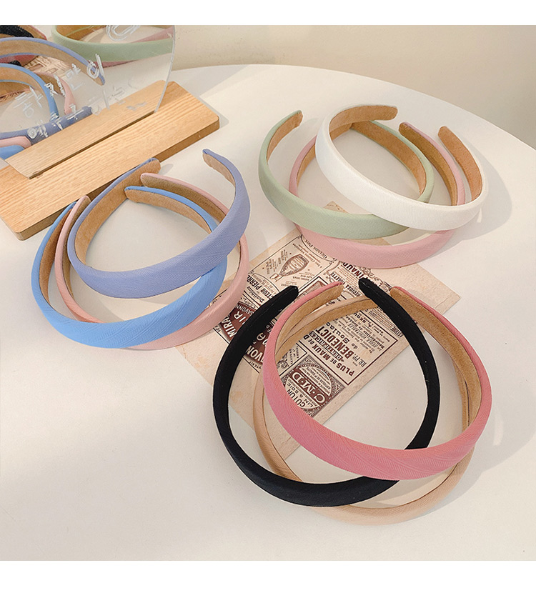 Băng Đô Cài Tóc Màu Trơn Thiết Kế Tinh Tế Cho Nữ