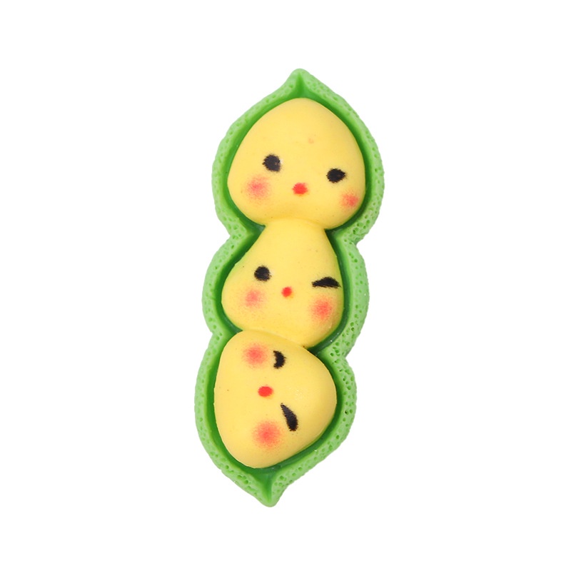Charm Trang Trí Slime Hình Hạt Đậu Dễ Thương Kích Thước 3cm