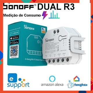 Thông Minh Swtich Sonoff Dual R3 2 Băng Đảng Wifi Module DIY EWelink