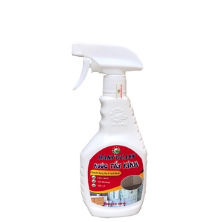 Nước tẩy vách kính nhà tắm Haki Glass vệ sinh cặn canxi kính nhà tắm sen vòi inox ố vàng, vôi khoáng vảy cá - 500ml