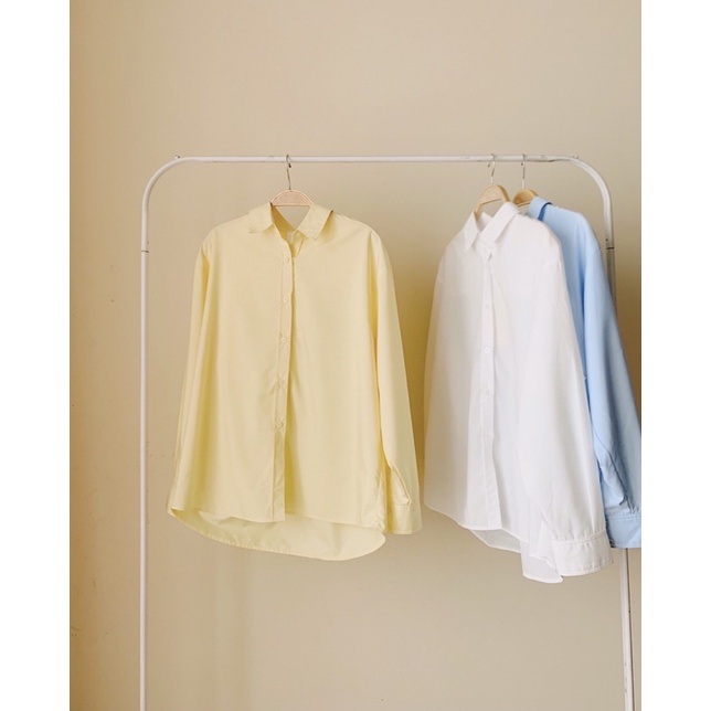 THE19CLUB - Áo sơ mi cotton dài tay cơ bản 13 màu sắc - Oxford Shirt