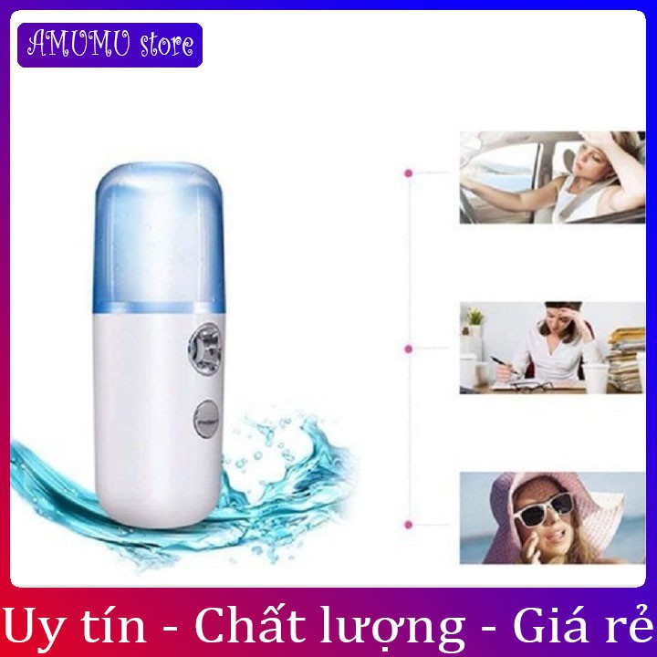 Máy Xông Hơi Da Mặt. Xịt Khoáng Nano Mini cầm tay