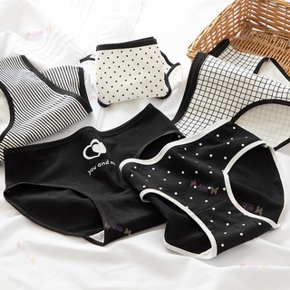 Anla Áo Ngực Cotton Nguyên Chất Không Đường May Họa Tiết Chấm Bi Trắng Đen Đơn Giản Thoải Mái Thoáng Khí Cho Nữ