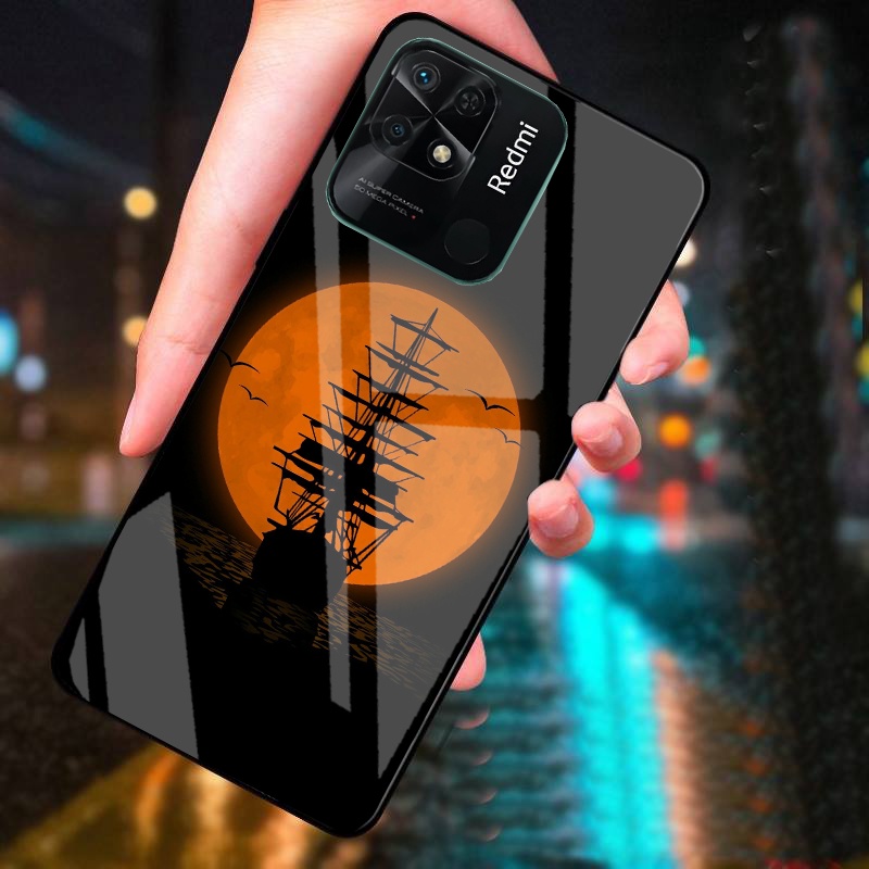 Ốp Lưng REDMI 10C mặt kính cường lực cao cấp thiết kế riêng