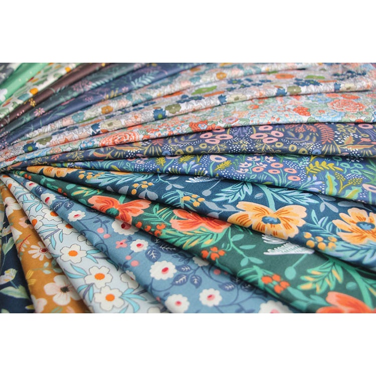 Tấm Vải 100% cotton 100x160cm Họa Tiết Hoa Tự Chọn
