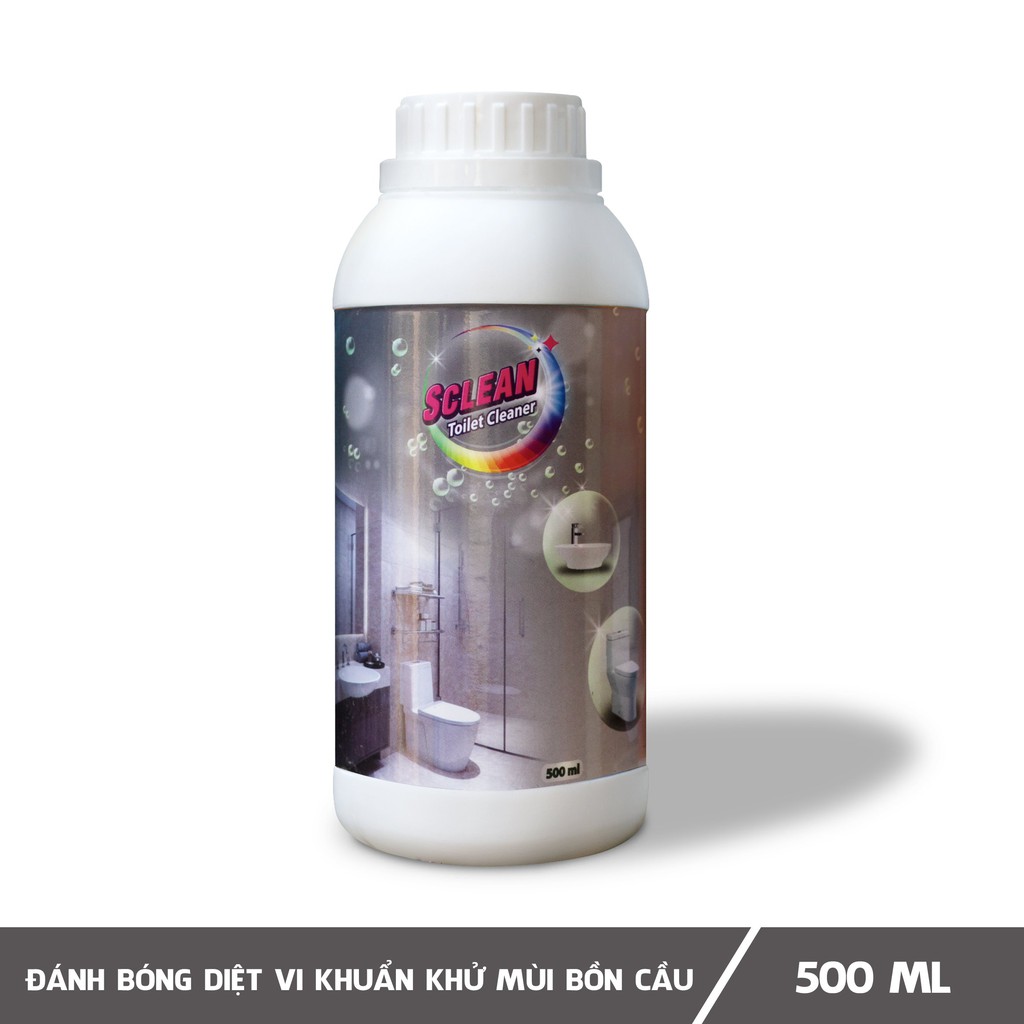 SCLEAN TOILET 500ML- CHẤT TẨY SỨ BỒN CẦU.