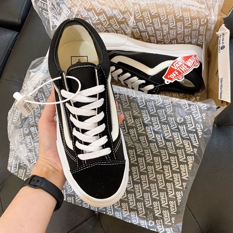 Giầy vans vaul original hàng 1:1 SC da thật [ freeship + box ]