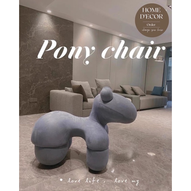 Pony Chair Ghế hình thú