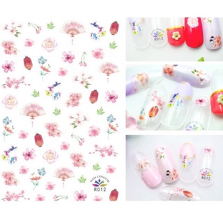 sticker dán móng hoa lá bướm