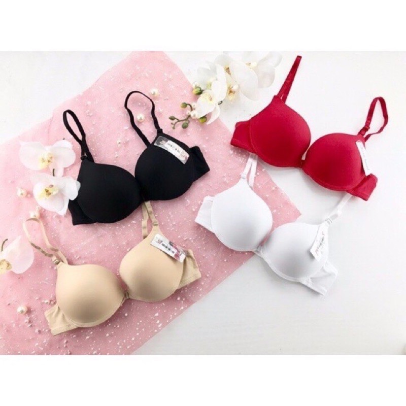 Áo lót đúc su trơn cài trước - Áo chip nâng đẩy dây mảnh siêu quyến rũ shop BUKI