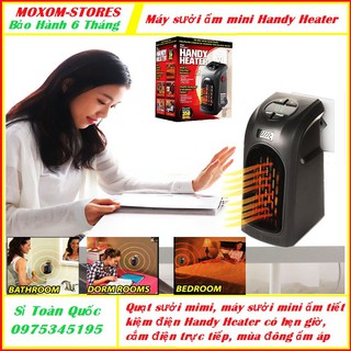 Quạt Sưởi Ấm  Handy Heater Tiết Kiệm Điện Có Hẹn Giờ