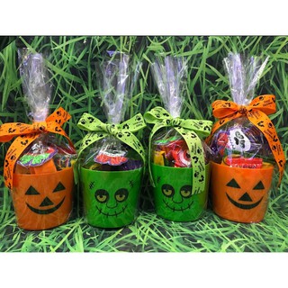 Set Gift Halloween kẹo bên trong và đồ chơi
