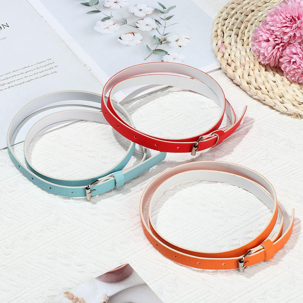 Thắt Lưng Mỏng Co Giãn Thời Trang Xuân Hè Mới Cho Nam Nữ