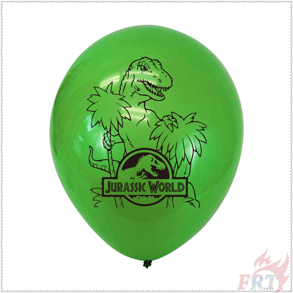 Bong bóng in hình khủng long 12 inch trang trí tiệc sinh nhật