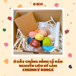 Nguyên liệu làm nhẫn Đất Sét - Set Đất Nung - Đất Set Polymer - Siêu đẹp