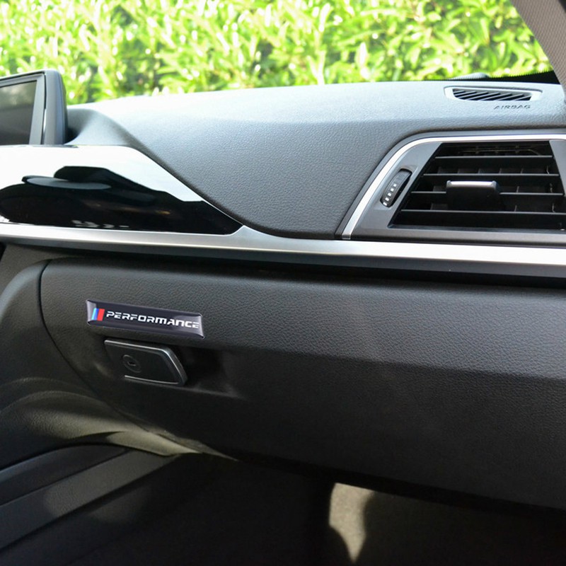 Bộ 2 Miếng Dán logo m3 m5 Bằng Nhôm Trang Trí Xe Hơi bmw