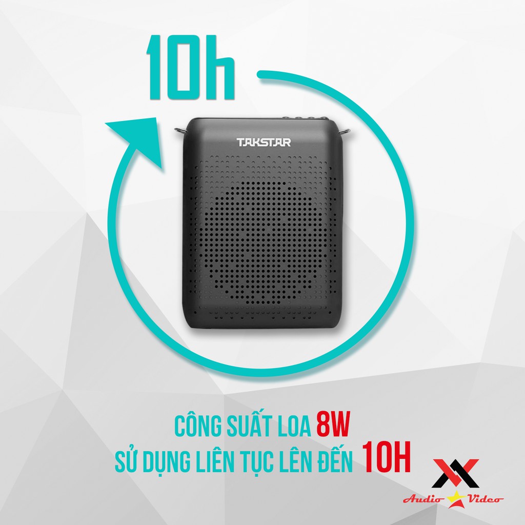 Máy trợ giảng TAKSTAR E220 , mic Không dây, micro có dây , Bluetooth, FM, UHF, âm lượng to BẢO HÀNH 1 NĂM