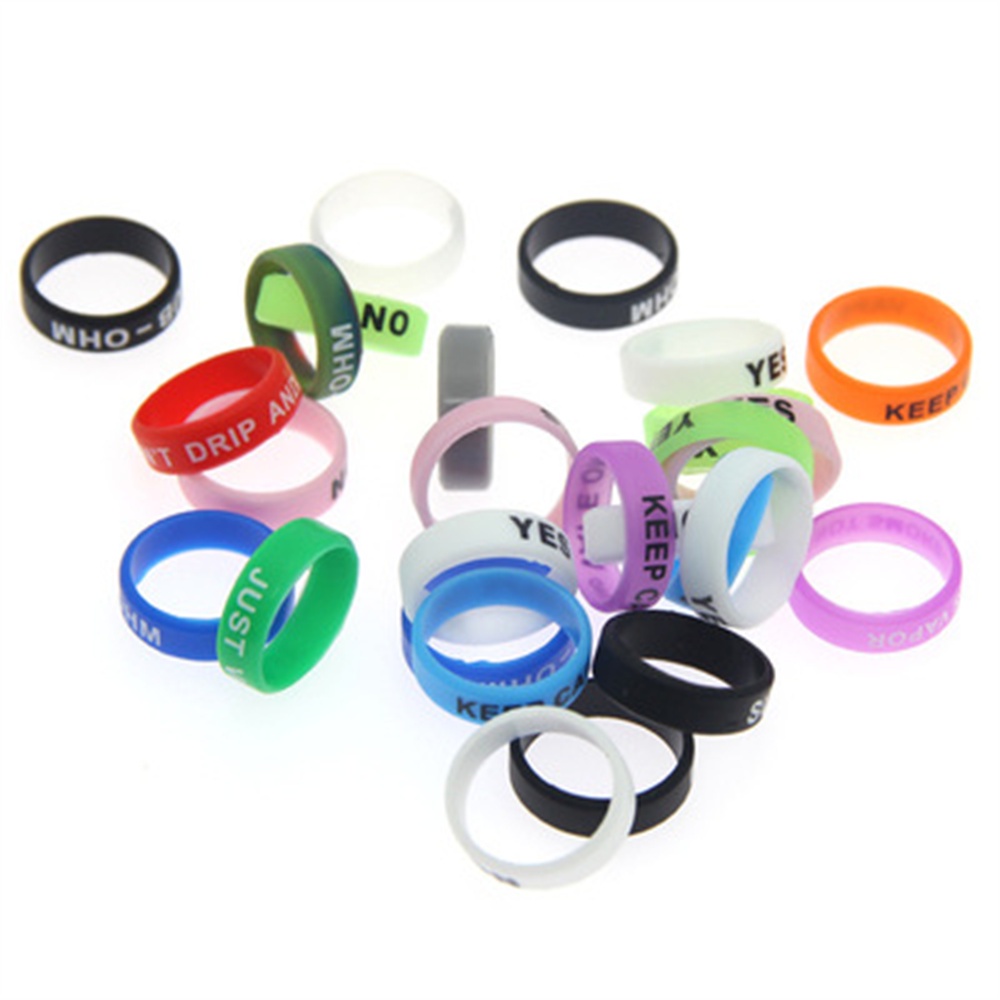 Set 6 vòng nhẫn WURKKOS silicon 22mm chống trượt dùng để trang trí