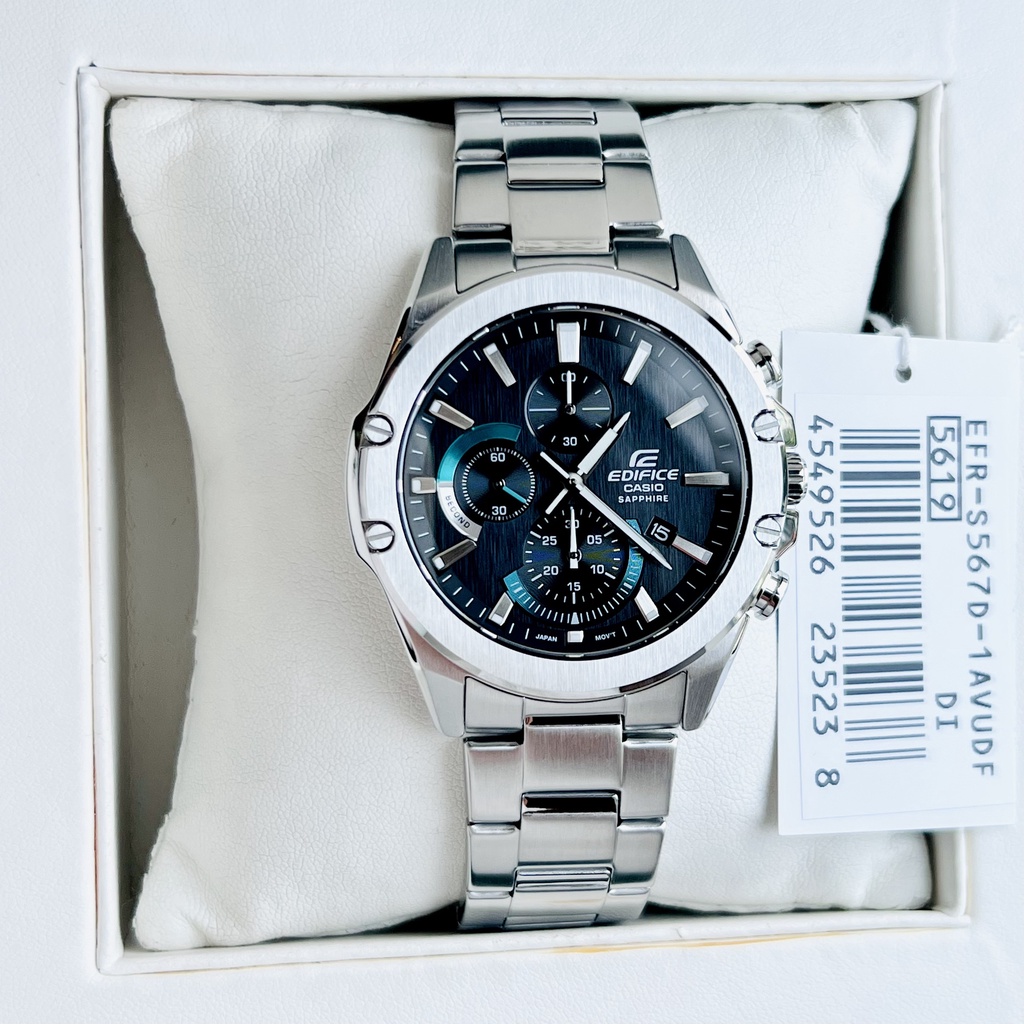 Đồng hồ nam dây thép Casio Edifice EFR S567D 1A