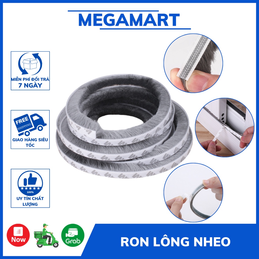 Gioăng lông nheo chống bụi chống côn trùng, cách âm chống va đâp cửa - MEGAMART