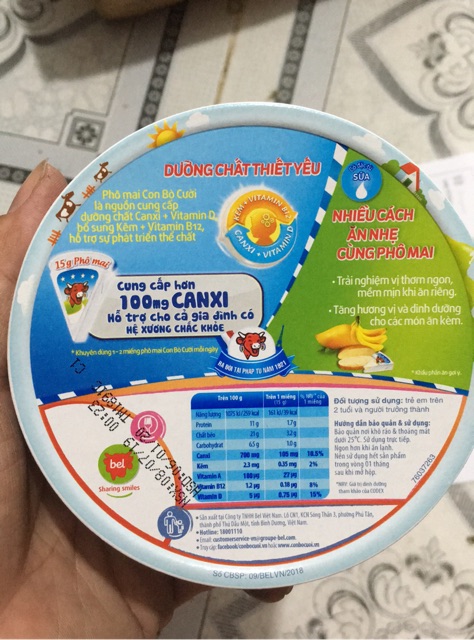 Phô mai con bò cười 240g 16 miếng