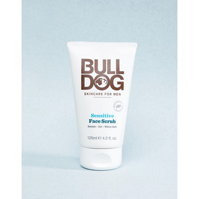 Tẩy Da Chết Bulldog Sensitive Face Scrub Cho Nam Da Nhạy Cảm 125ml