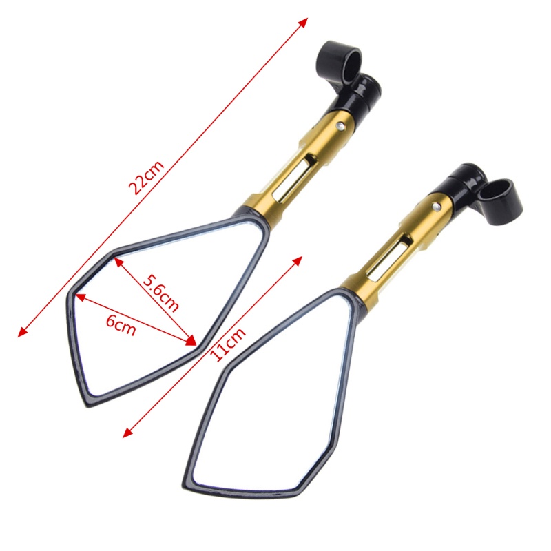 Gương Chiếu Hậu Góc Rộng Tùy Chỉnh Tiện Dụng Cho Xe Đạp / Mô Tô