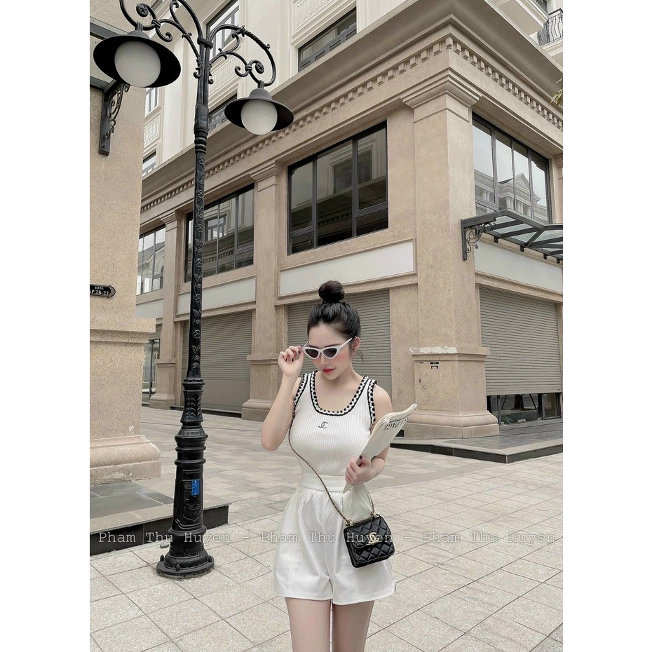 Áo Ba Lỗ Quảng Châu Viền Chann - Hoa Bèo Xinh Fom Nhỏ