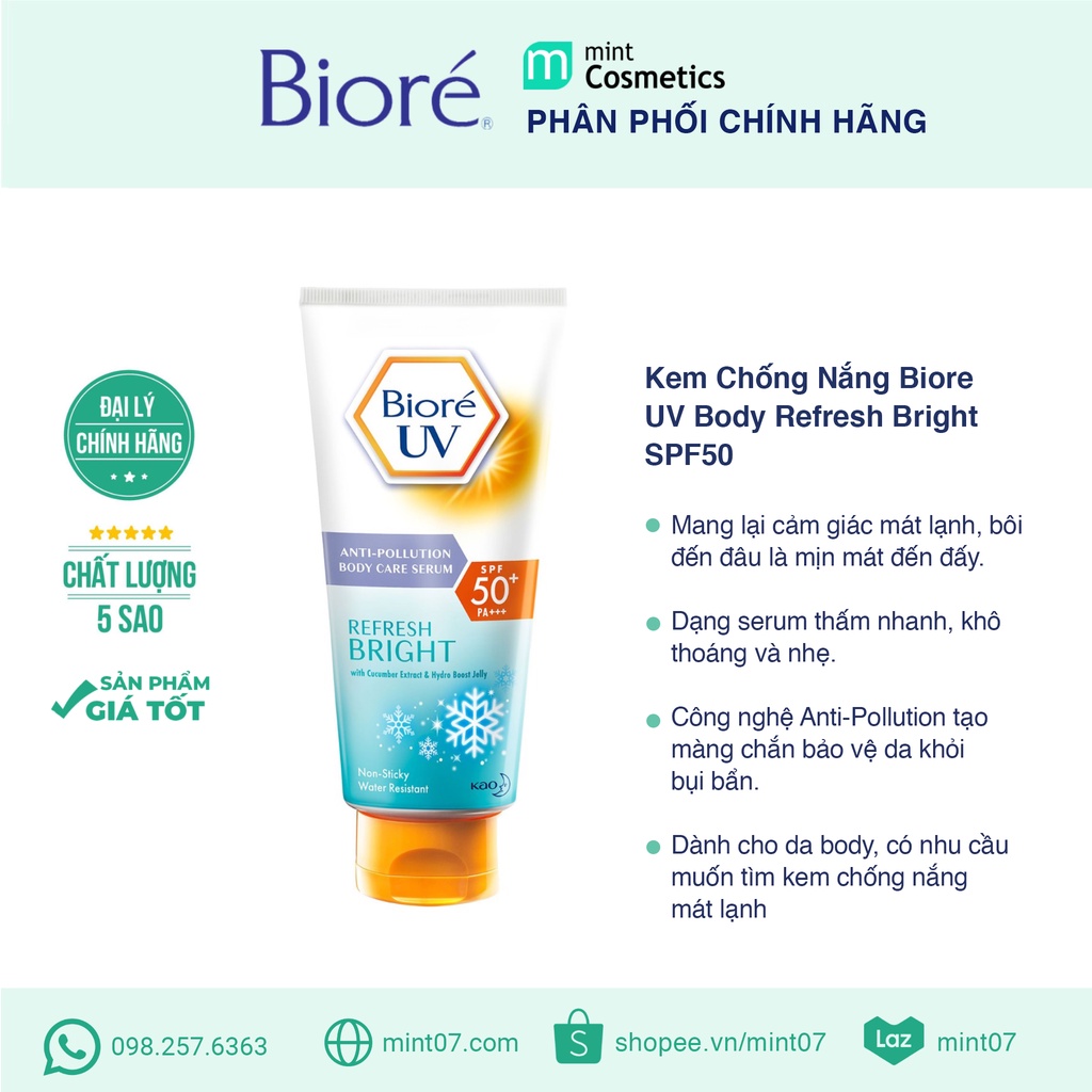 Serum Biore UV Chống Nắng Body SPF50