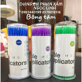 Bông Tăm Nhựa Chấm Tê